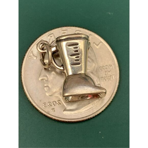 .925 Blender Sterling Silver Jewelry Charm #cook #smoothie - Picture 2 of 4